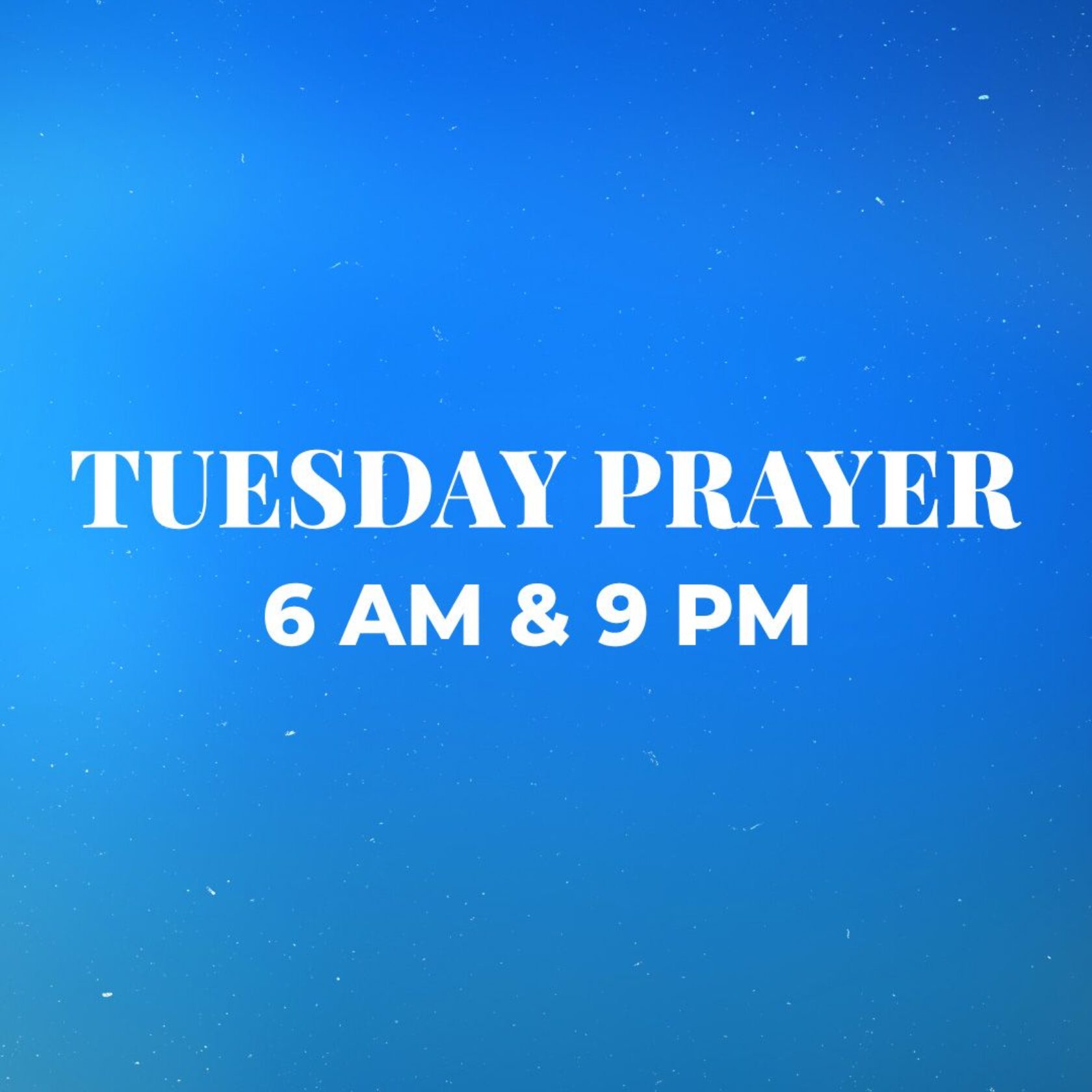 Tuesday Prayer | ONLINE