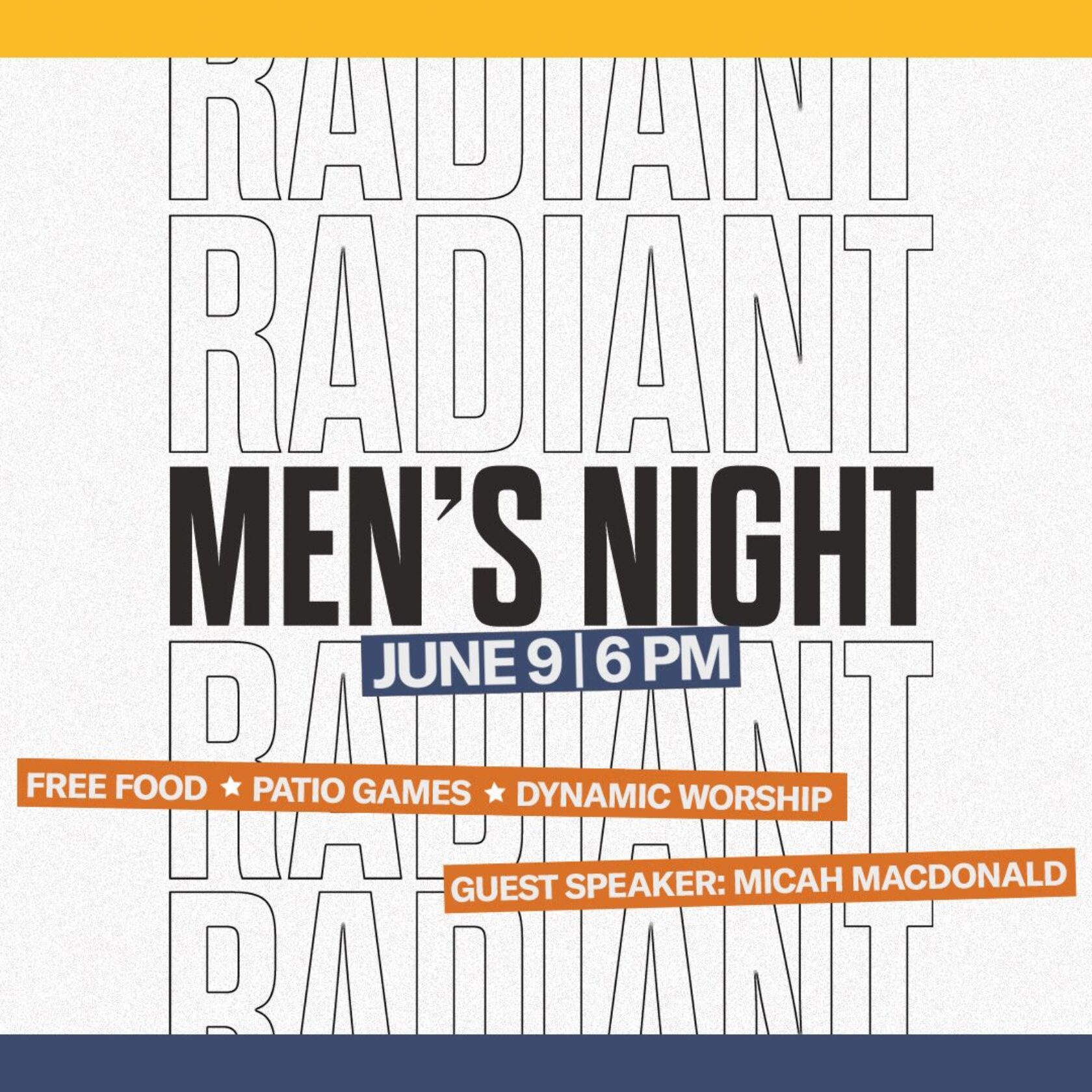 Radiant Men's Night | CEDAR RAPIDS